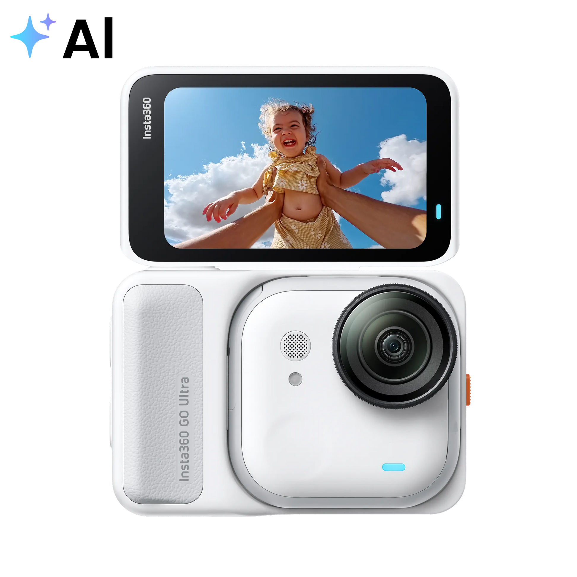 Insta360 GO Ultra action camera Get stunning 4K60fps footage day or night with the huge 1/1.28" sensor and 5nm AI chip Ship From US Warehouse