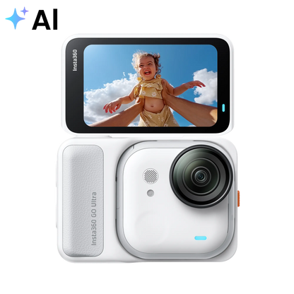 Insta360 GO Ultra action camera Get stunning 4K60fps footage day or night with the huge 1/1.28" sensor and 5nm AI chip Ship From US Warehouse