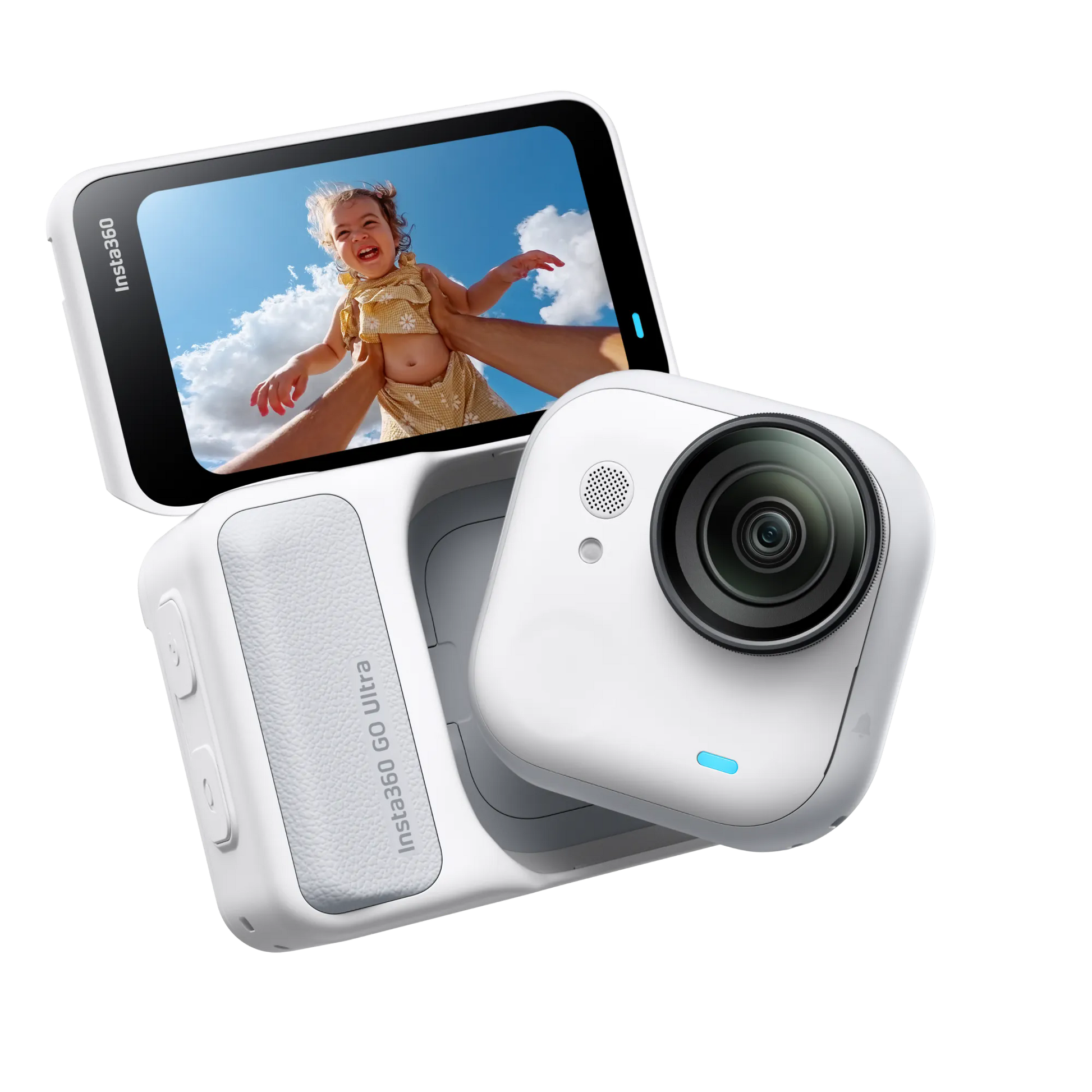 Insta360 GO Ultra action camera Get stunning 4K60fps footage day or night with the huge 1/1.28" sensor and 5nm AI chip Ship From US Warehouse