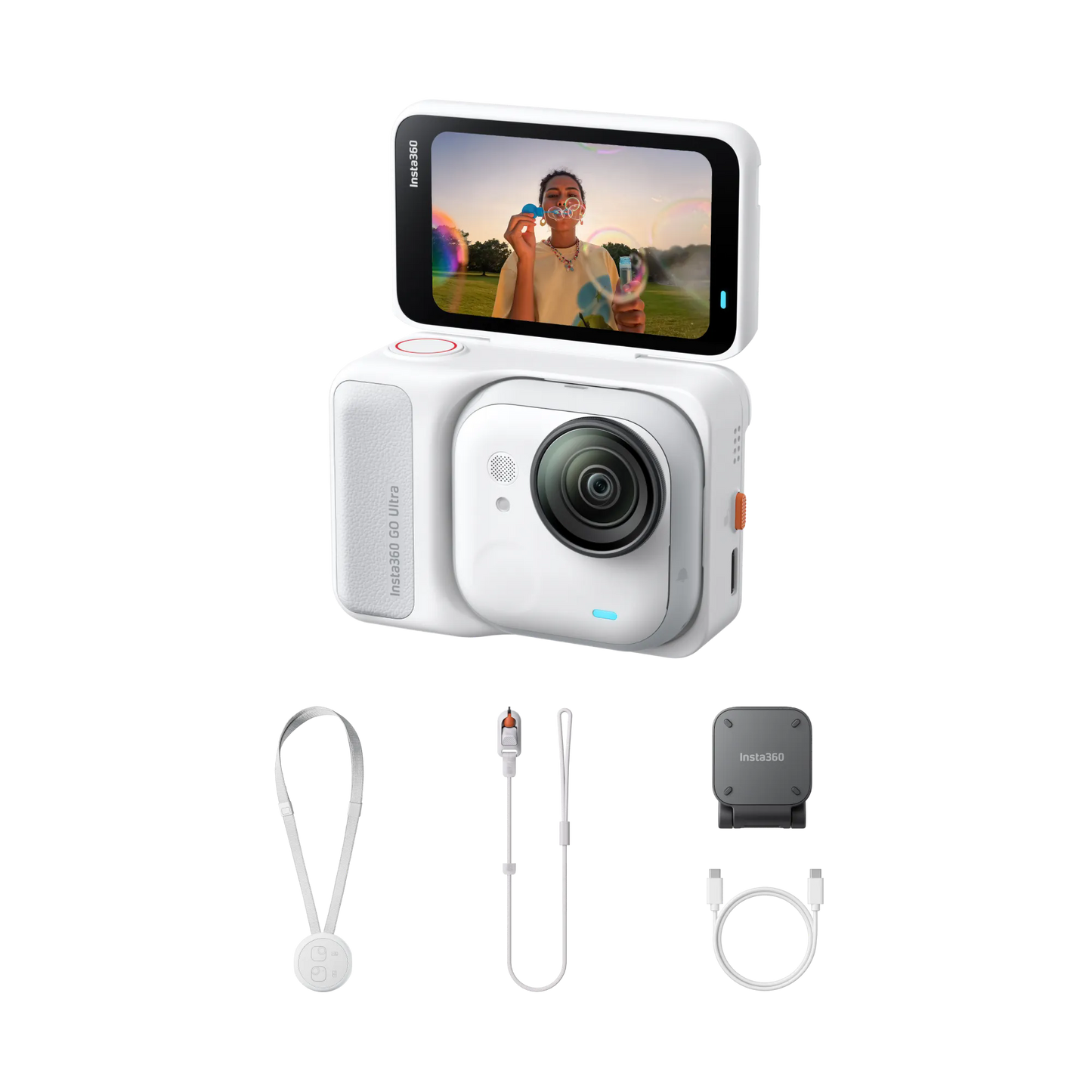 Insta360 GO Ultra action camera Get stunning 4K60fps footage day or night with the huge 1/1.28" sensor and 5nm AI chip Ship From US Warehouse