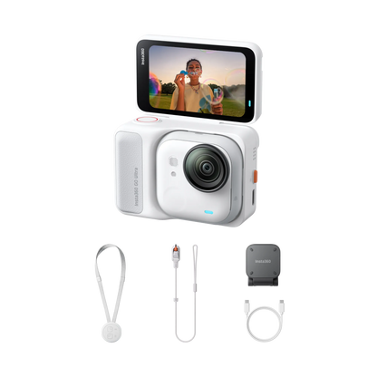 Insta360 GO Ultra action camera Get stunning 4K60fps footage day or night with the huge 1/1.28" sensor and 5nm AI chip Ship From US Warehouse