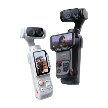 Insta360 Luna Ultra dual-lens 8K gimbal camera with superb low-light performance and a detachable touchscreen.