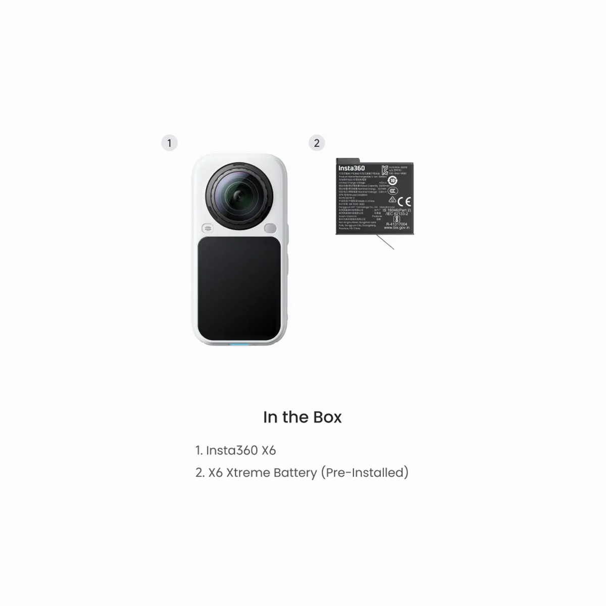 Insta360 X6 Flagship 8K 360 camera with Sony sensors for1-inch imaging. New OLED screen. Compact.Huge potential.