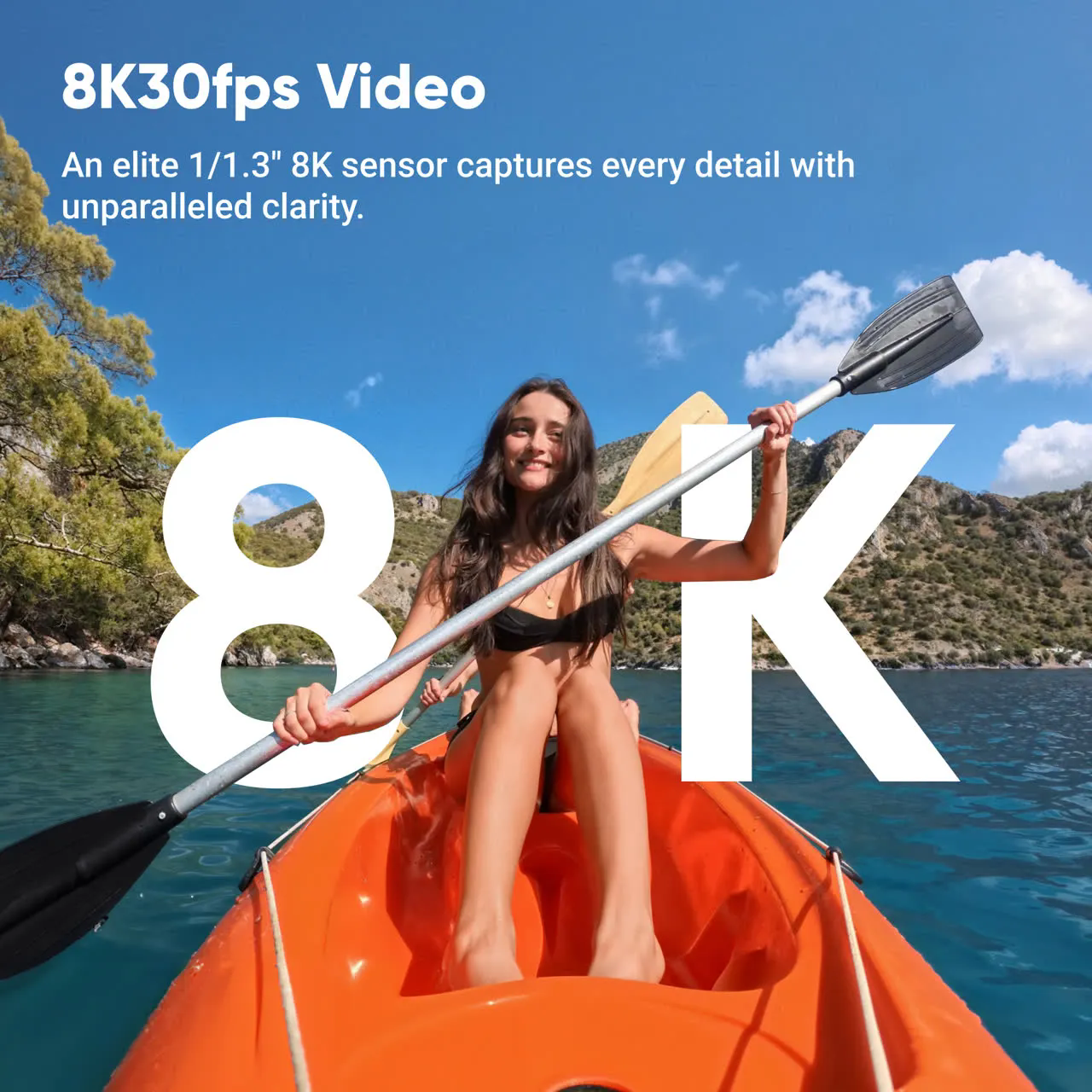 Insta360 Ace Pro 2 action camera 1/1.3" 8K sensor and Leica SUMMARIT lens 4K60fps Active HDR enhances dynamic range 2.5" Flip Touchscreen Ship From US Warehouse