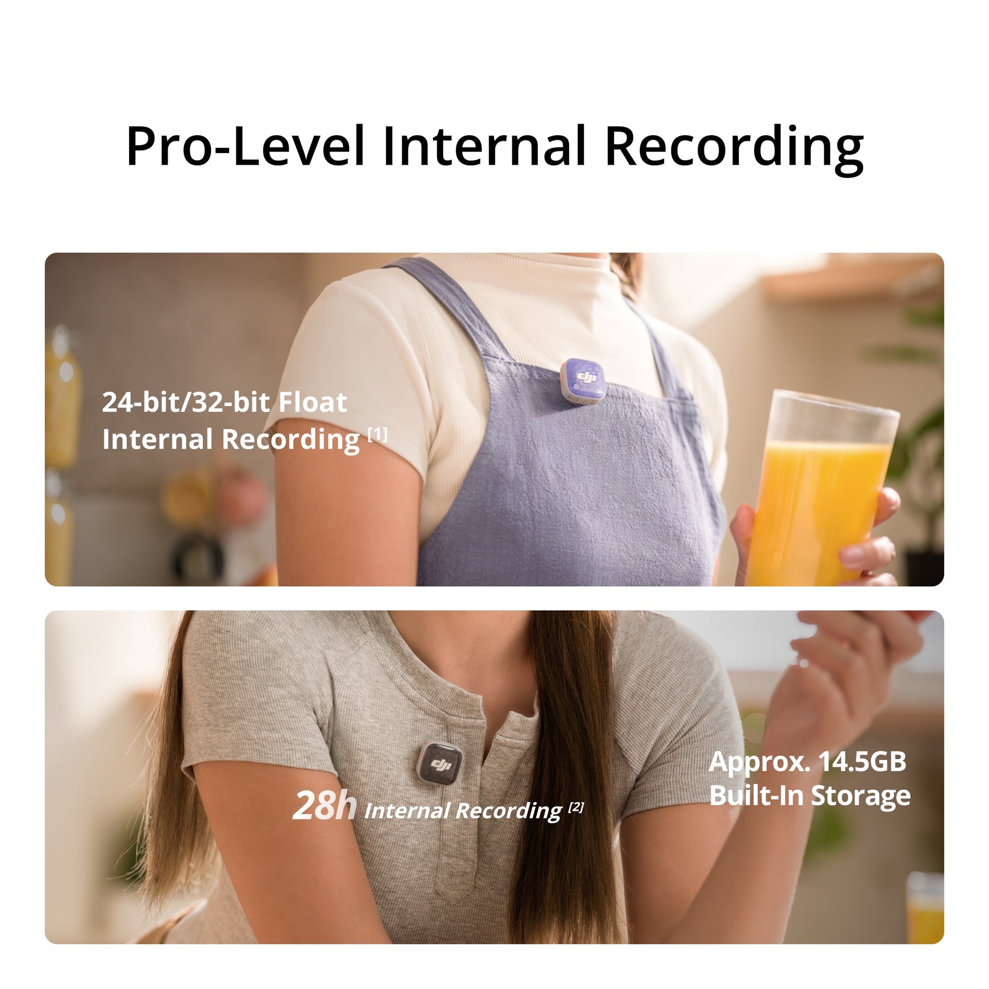 DJI Mic Mini 2S 28-Hour Internal Storage 4TX + 1RX Cross-Gen Connectivity & Four-Channel Output