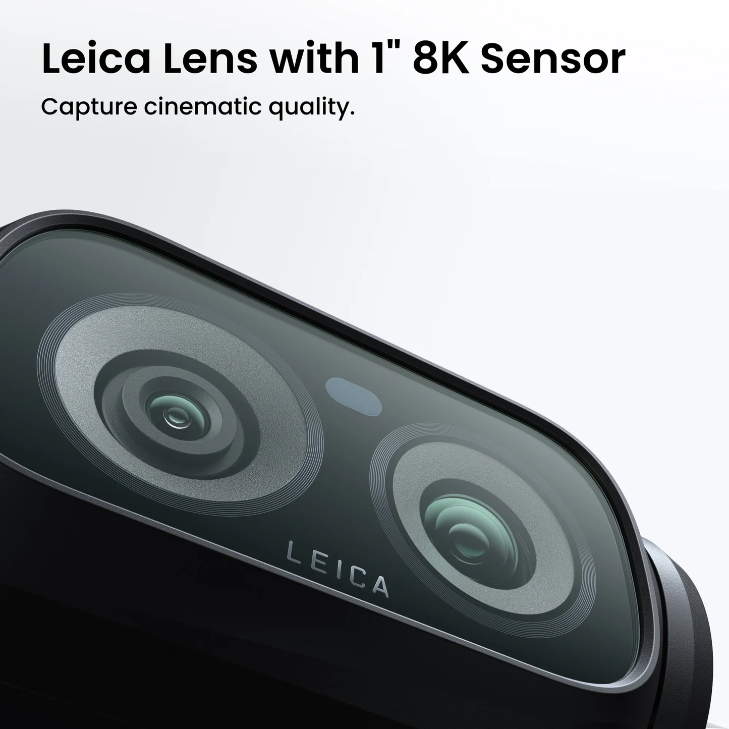 Insta360 Luna Ultra dual-lens 8K gimbal camera with superb low-light performance and a detachable touchscreen.