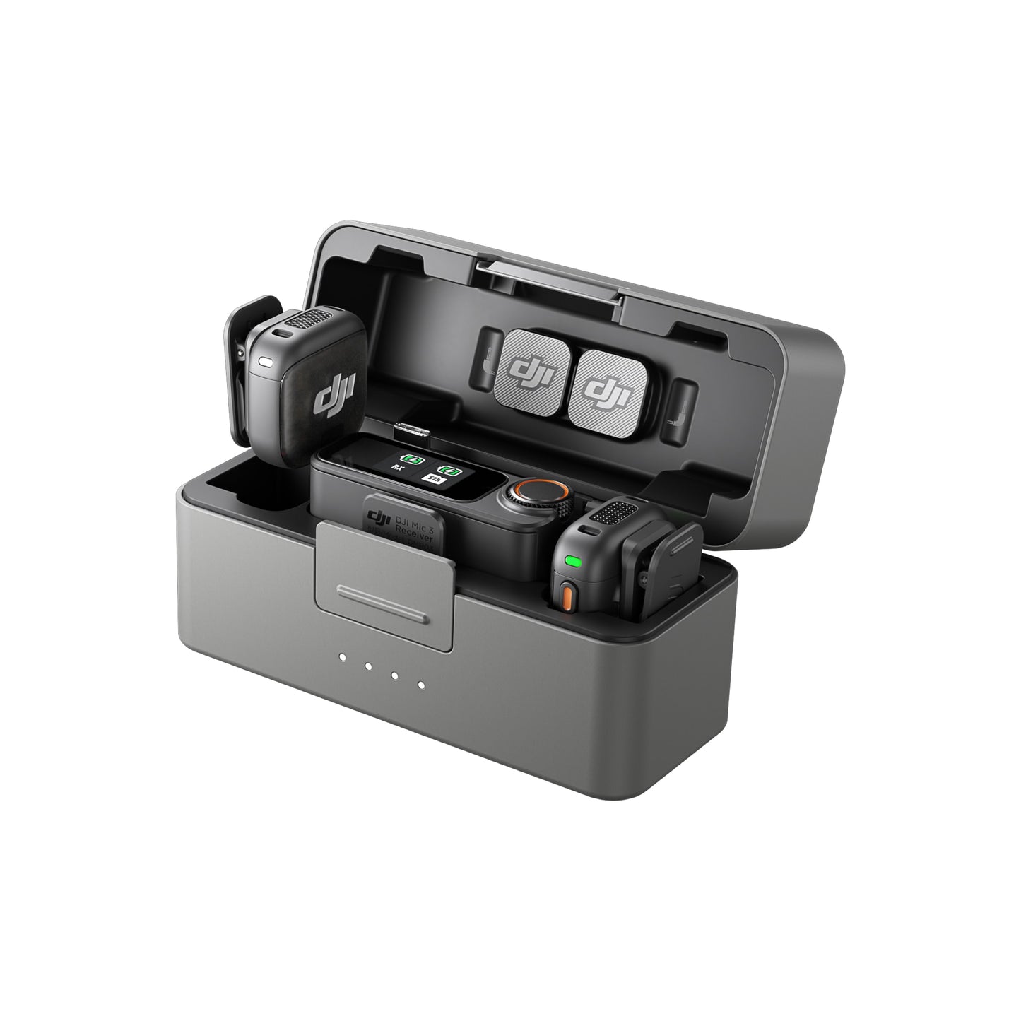 DJI Mic 3 Lightweight & Intuitive, Compact Storage 4TX + 8RX Capability & Four-Channel Output