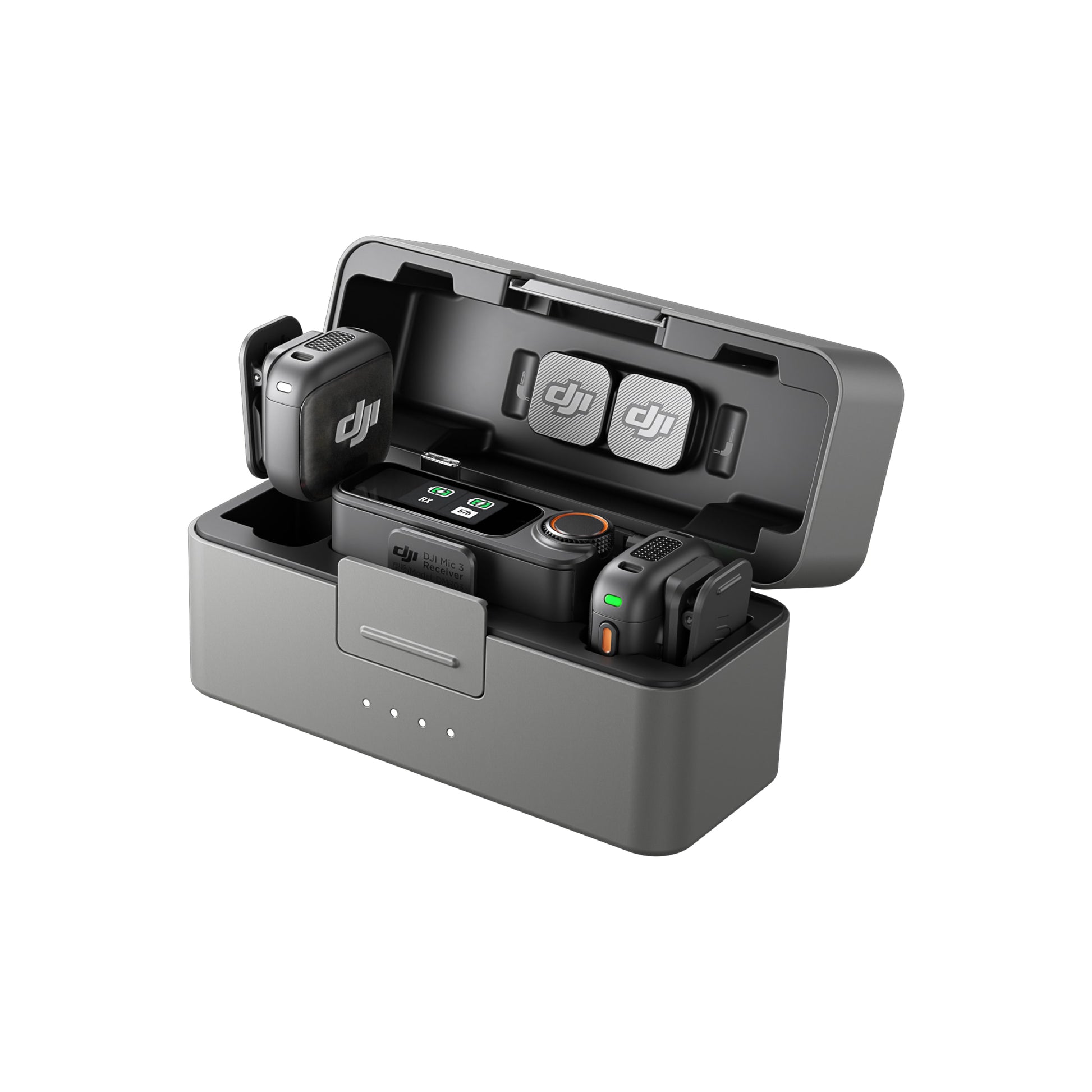 DJI Mic 3 Lightweight & Intuitive, Compact Storage 4TX + 8RX Capability & Four-Channel Output