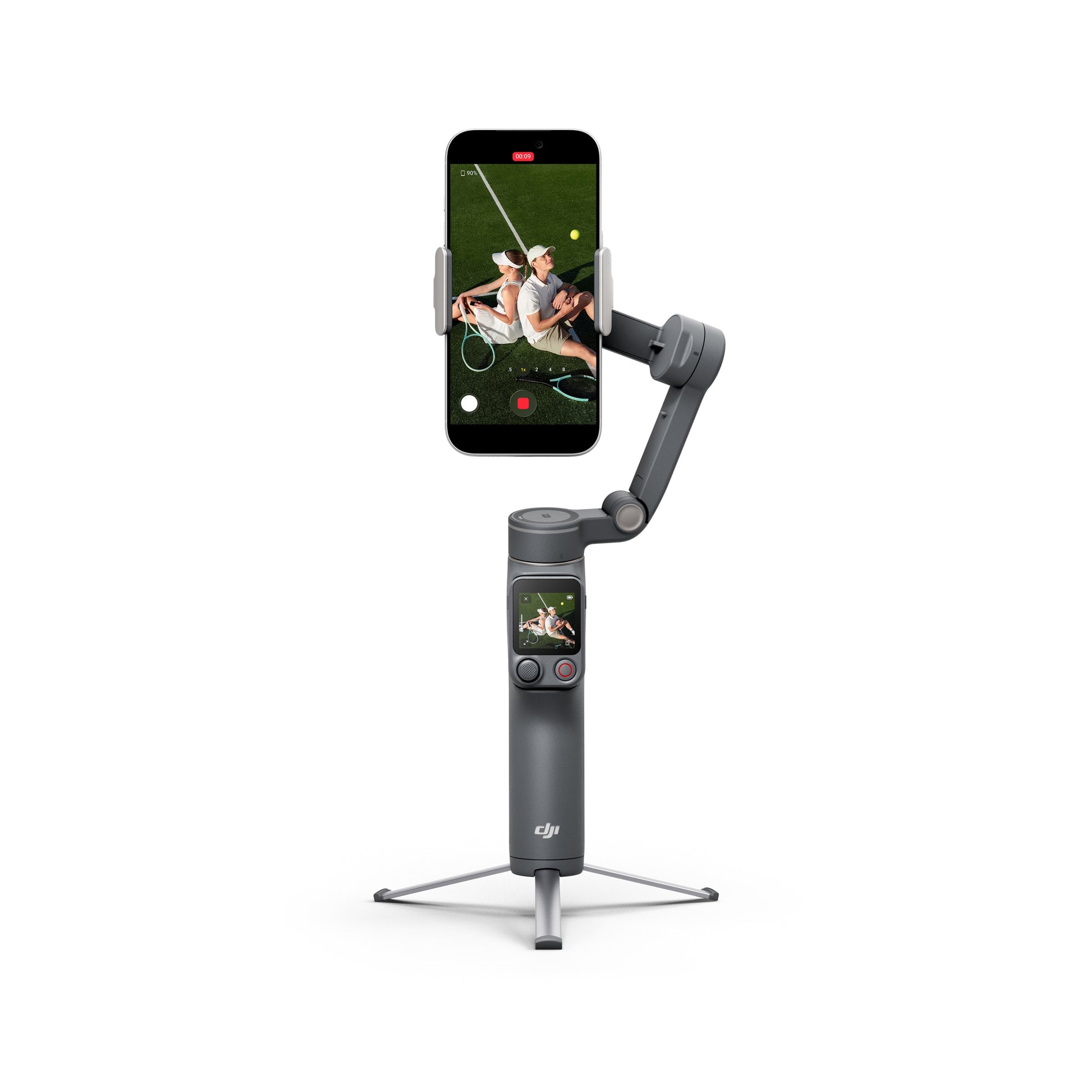 DJI Osmo Mobile 8P Remote Control Selfies Built-in Extension Rod & Tripod, Folds With Ease 10-Hour Battery Life