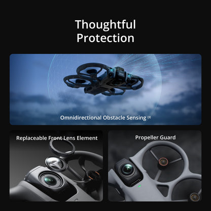 DJI Avata 360 drone Imagens de Referência de 1 Polegada Vídeo HDR 8K/60fps Transmissão de Vídeo Full HD O4+ Modos Duplos Flexíveis de 360° e Lente Única