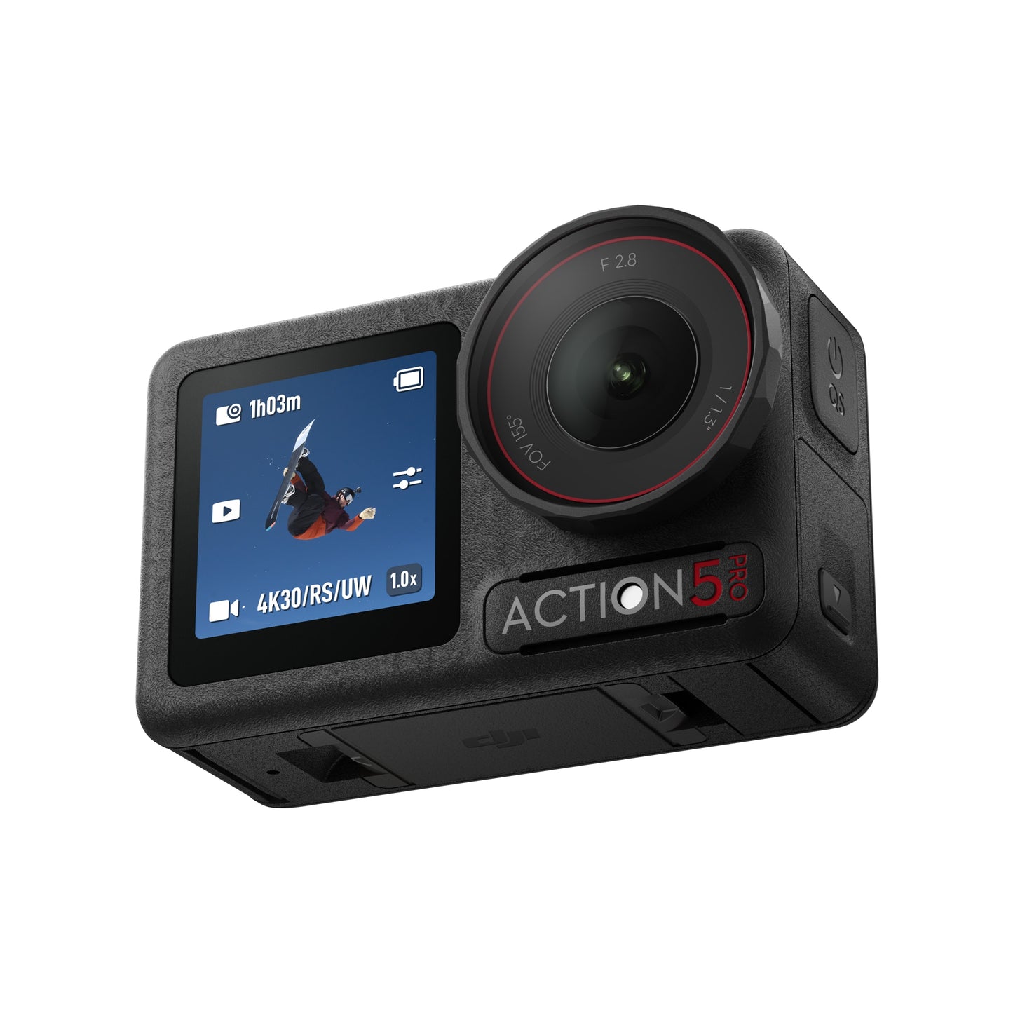 DJI Osmo Action 5 Pro camera With an All-New 1/1.3″ Sensor 4hrs Extended Battery Dual OLED High-Brightness Touchscreens
