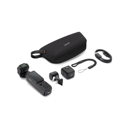Câmera gimbal DJI Osmo Pocket 4 1" CMOS e 4K/240fps 107 GB de armazenamento integrado 14 pontos de faixa dinâmica Zoom de 2x sem perdas