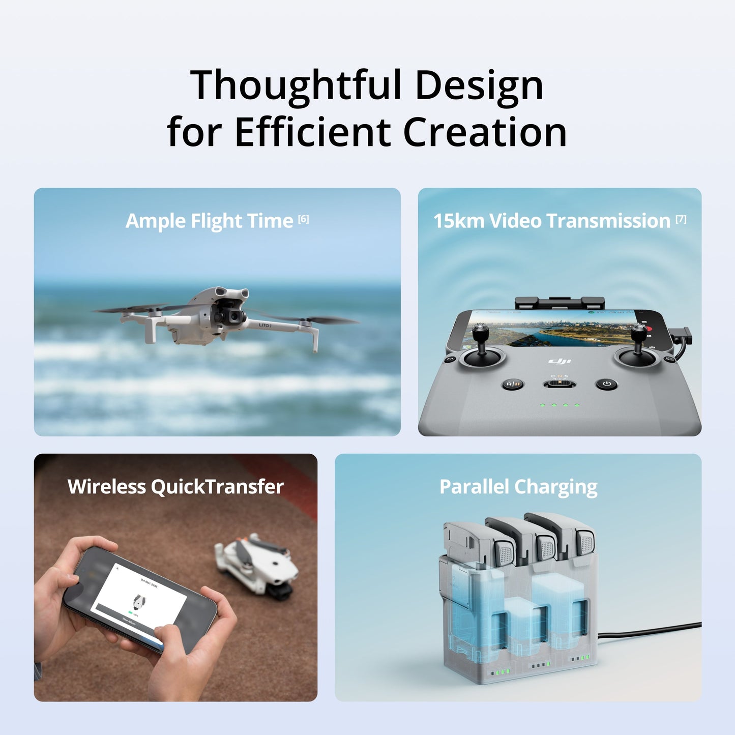 DJI Lito 1 drone 4K Video  8K Image Under 249 g 15km Video Transmission Omnidirectional Obstacle Sensing