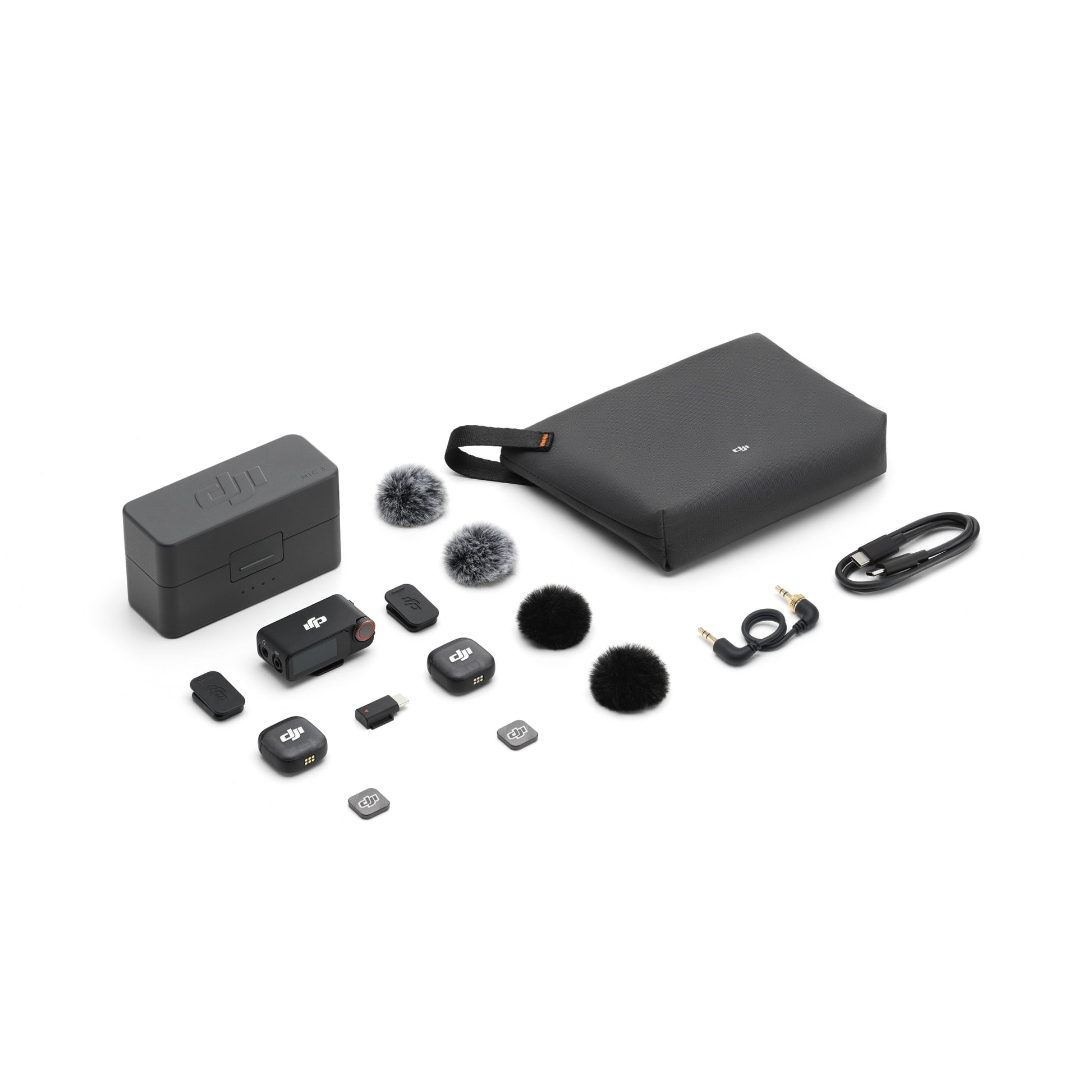 DJI Mic 3 Lightweight & Intuitive, Compact Storage 4TX + 8RX Capability & Four-Channel Output