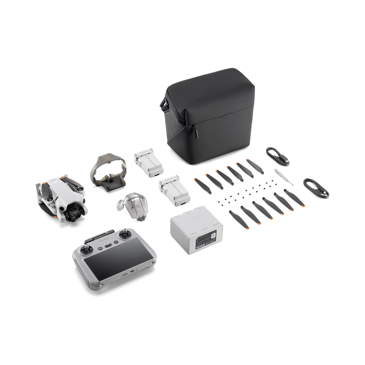 DJI Mini 4 Pro Fly More Combo Plus (DJI RC 2) Under 249g 4K/60fps HDR True Vertical Shooting 20km FHD Video Transmission ship from US warehouse