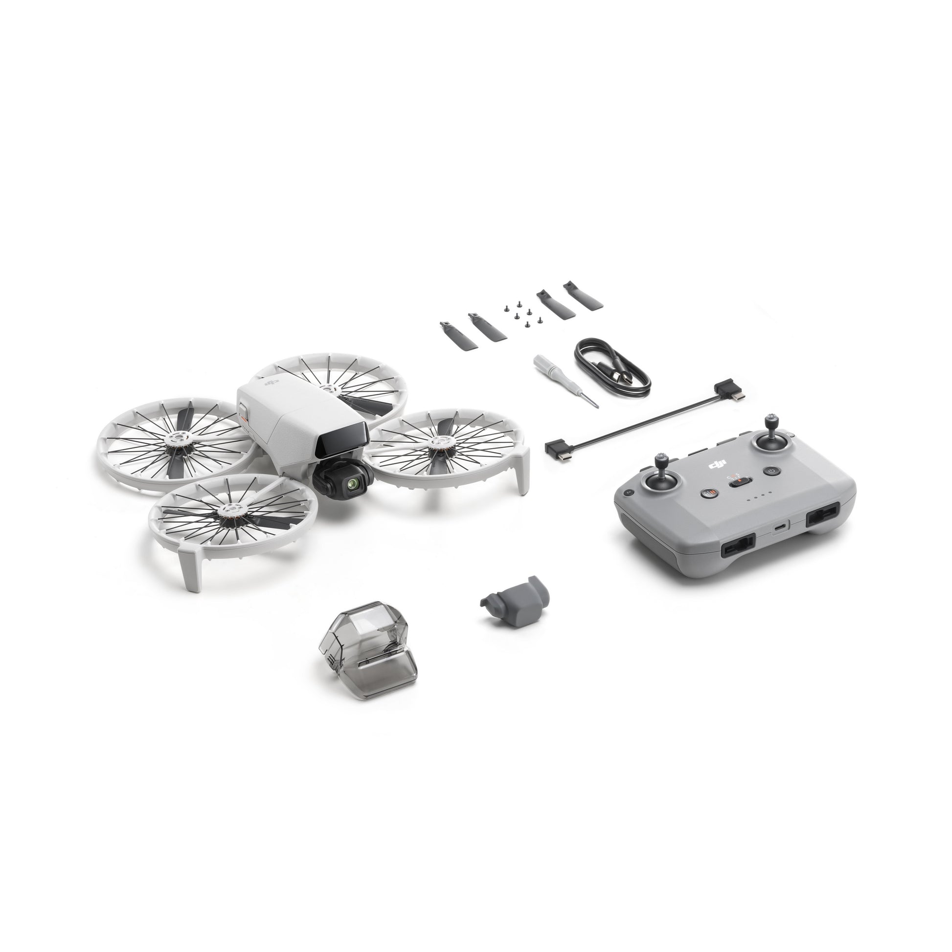Drone DJI Flip Sensor CMOS de 1/1,3 polegadas Vídeo HDR 4K/60fps Tempo Máximo de Voo de 31 Minutos Abaixo de 249 g Dobrável Protetor de Hélice com Cobertura Total