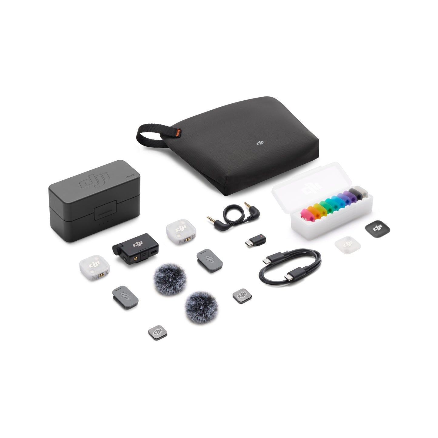 DJI Mic Mini 2 Lightweight & Versatile Compact Storage OsmoAudio Direct Connection