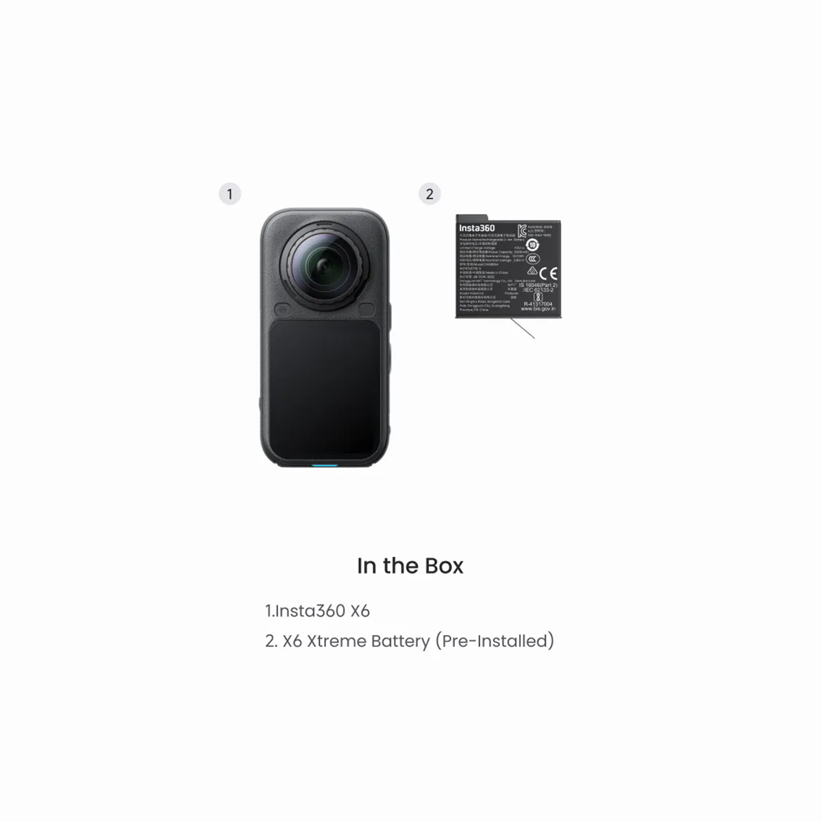 Insta360 X6 Flagship 8K 360 camera with Sony sensors for1-inch imaging. New OLED screen. Compact.Huge potential.