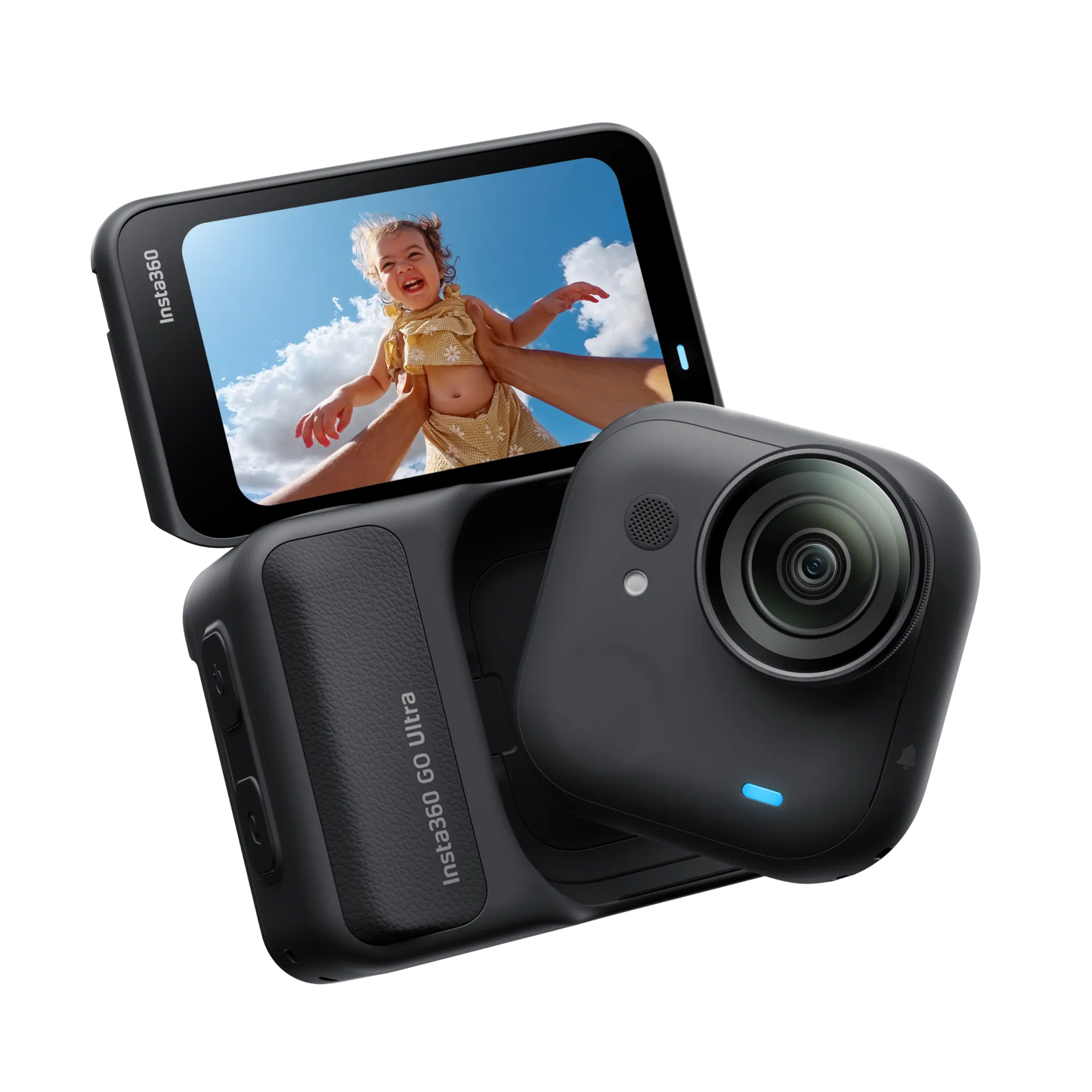 Insta360 GO Ultra action camera Get stunning 4K60fps footage day or night with the huge 1/1.28" sensor and 5nm AI chip Ship From US Warehouse