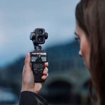 DJI Osmo Pocket 4P gimbal camera with Dual Cameras 4K/240fps Slow Motion  1-Inch CMOS  17-Stop Dynamic Range
