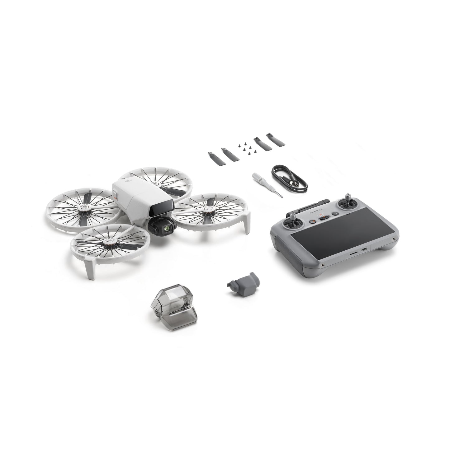 Drone DJI Flip Sensor CMOS de 1/1,3 polegadas Vídeo HDR 4K/60fps Tempo Máximo de Voo de 31 Minutos Abaixo de 249 g Dobrável Protetor de Hélice com Cobertura Total